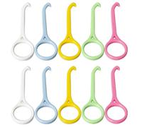 10pcs Orthodontic Care with The Premium Aligner Removal Tool - White, Deep Pink, Green, Blue, Yellow (2pcs Each) for Aligner Removal Tool & Dental Tools