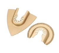 10Pcs Oscillating Saw Blade, Universal Multitool Blade, High Carbon Steel Triangle Semicircular Blade for Wood Plastic Metal Cutting, Compatible with Most Oscillating Tools