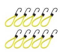 10pcs Outdoor Camping Tent Elastic Slope Hook Spiral Steel Elastic Drawstring Hook Tent Fixing Cord String Carabiner Hook