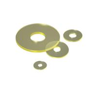 10pcs Outer Diameter 16-50mm Polyurethane Shock Absorbing Cushioning Pads, M11/M12/M13 Oil Resistant Sealing Screw Washers, Thickness 1-3mm, 11x22x2mm