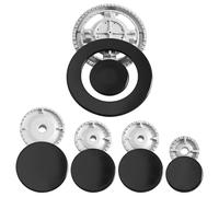 10PCS Oven Gas Hob Covers, Cooker Hat Set, Oven Cooker Hob Gas Burner Cap, Gas Hob Burner Flame Cap Lid Kit, 55mm 75mm 100mm 130mm for Most SABAF Gas Stove Burners
