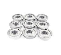 10PCS P4/P5 Flange Bearing F686-2Z/F696-2Z/F606-2Z/F626-2Z High Speed Flanged Ball Bearings(F606-2Z/P4 6x17x6mm)