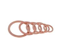 10PCS/Pack 18x25x2mm Copper Washer Solid Gasket Sump Oil Seal