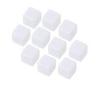 10pcs/pack New Acrylic 16/18/20mm White Dice Teaching Props Game Accessories Mathematical Tools Square Corner Acrylic Dice Set