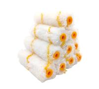 10pcs Paint Roller Brush Clean Cut Proffesional Sleeves Replacement Edger Tool for Home Wall Ceilings(01)