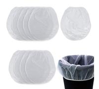 10Pcs Paint Strainer Bags, 1 Gallon Nylon Filter Bags White Fine Mesh Bucket Paint Strainers with Elastic Top Opening Paint Filters for Spraying, Ink and Paint Gardening Hydroponics