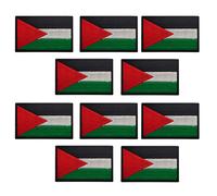 10PCS Palestine Flag Patches Armband Hook Loop Iro