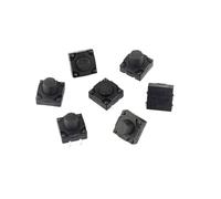 10Pcs Panel Waterproof Tact Switch 12x12x4.3/5/6/7-12mm Dustproof 4Pin DIP Buttons 12 * 12 * 4.3mm 5mm 6mm-12m(12x12x7mm)