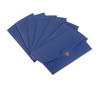 10Pcs Paper Invitation Envelopes 17.5x11cm Gift Card Envelope with Heart Clasp for Christmas Wedding Birthday Invitation Valentine's Day