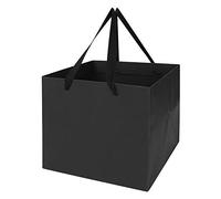 10Pcs Paper Party Bags Gift Tote Kraft Bag with Handles Toy Goody Favor Treat Bag for Birthday Wedding Baby Shower Halloween Christmas Party Supplies Square Bag