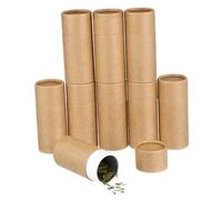 10Pcs Paper present Boxes for Essential Oil Storage Practical Containers Round Cardboard Tubes for DIY Cosmetics Safe Reusable Packaging
