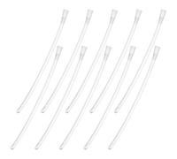 10pcs Parrot Feed Tube Replacement for Milk and Medicine | Abs Material, Easy Cleaning and Replacement, Monitors Intake, for Breeders and Pet Stores