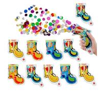 10PCS Party Poppers, Inflatable Confetti Fun Poppers Confetti Bomb Wedding, Birthday, Easter, St. Patrick’s Day Carnival Party Supplies Decoration