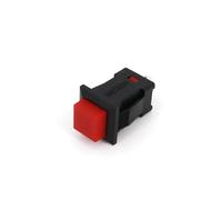 10Pcs PB04-A Square 14 * 14mm 2Pin Latching ON-OFF Push Button Switch Normally Open CZAOINCU(10Pcs Red)