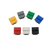 10pcs PB86-B0 Big Cap 4 Pin Momentary SPDT PCB Mount Square Stage Control Push Button Switch(10Pcs Yellow)