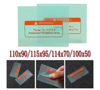 10pcs PC Transparent Clear Welding Helmet Cover Lens for Protection Plate 4 Size(100 * 50mm)