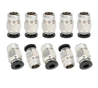 10pcs PC4-M10 Male Straight Pneumatic PEFE Tube Push Rod for E3D-V6 Connector 3D Printer ASIN B0DNHVL7XY