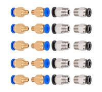 10Pcs PC4-M6 PC4-M10 Pneumatic Fitting For 3/3 Pro/3 V2 5/5 Pro/5 Plus CR-10 3D Printer Parts(Mixed Size)