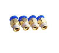 10PCS PC6-01 PC6-02 PC8-02 PC10-02 Air Connectors Male Hose Quick Release Fittings Straight Push in Pneumatic Fitting 1/4(PC12-04(10Pcs a lot))
