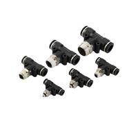 10pcs PC6-M5 SL8-01 PL4-02 Pneumatic Connectors BSPT M5 1/8" 1/4" 3/8" 1/2" Push in Quick Connector Release Air Fitting Plumbing(PC4,M5)