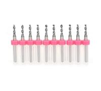 10pcs PCB Drill Bit Set Carbide Micro Drills For Printed Circuit Board 1/8" Fixed Shank CNC Tungsten Steel Bits 0.1-3.175mm(PCB 2.2mm 10pcs)