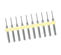 10pcs PCB Miniature Spirals Grooves Drill Bits Suitable For Engraving Precise Circuit Board Wood Soft Metal Use PCB Drill Bits