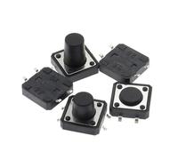 10PCS PCB Tactile Tact Mini Push Button Switch SMD 4pin Micro switch 12 * 12 * 4.3/5/6/7/8/9 MM 12x12*4.3MM/5MM/6MM/7MM/8MM/9MM(12x12x6mm)