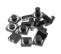 10PCS PCB Tactile Tact Push Button Switch DIP 4Pin Micro Switch 12 * 12 * 4.3/5/6/7/8/9/10/11/12 MM 12X12X4.3MM 5MM 6MM 7MM 8MM 9MM(12X12X7MM)