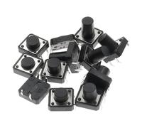 10PCS PCB Tactile Tact Push Button Switch DIP 4Pin Micro Switch 12 * 12 * 4.3/5/6/7/8/9/10/11/12 MM 12X12X4.3MM 5MM 6MM 7MM 8MM 9MM(12X12X15MM)