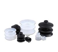 10PCS PCG Pneumatic Vacuum Suction Cup Silicone/NBR Three Layer Sucker Large Force Nozzle Injection Molding Robotic End Effector(PCG-5S)