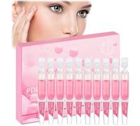 10PCS PDRN Pink One Day Serum,Salmon DNA Repair Essence for Face,Ultra Hydrating Serum,Anti-Aging Collagen Peptide Serum Hydrating and Moisturizing,Korean Skin Care,for Glowing Skin,Dark Spot Care