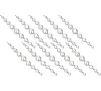 10pcs Pearl Strap with Polished Finish, Decorative Pearl Chain Strap for Cell Phone Cases Bags Shoes, Metal Clasp Pearl Purse Chain for DIY Craft and AccessoriesPractical design and Durable