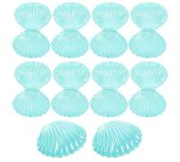 10pcs Pearlescent Shell Candy Box Mini Pp Hinged Gift for Weddings