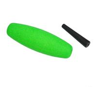 10pcs Peg Floats for Fishing, High-Density Foam Bobbers for Trout Crappie, Slip Rig Floats with Bright Colors for All Species, Easy Depth Adjustment Tackle(M GREEN)