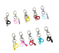 10Pcs Pen Holder Clips Keychain for Nurses Doctor Student Teacher Silicone Pen Clip Easy Access Lanyard Holder Clips for Nurses
