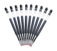 10Pcs Pen Refill Ballpoint Pen Replacement Refill for Twist Action Ballpoint Pens, Standard Refills Cartridge Metal Pens