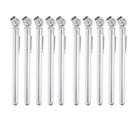 10PCS Pencil Tire Pressure 10-50PSI Double Sided Scale Tire Air Pressure for Car Truck Bike Motorcycle Easy Read Portable