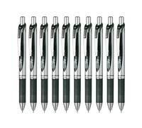 10pcs Pentel BLN73 EnerGel 0.3mm Retractable Liquid Gel Roller Pen (Box Set) - Black Ink