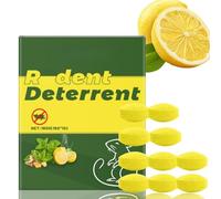 10Pcs Peppermint Oil Ra/t Repellent,Natural Ro/dent Repellent for Indoor & Outdoor Use - Mi/ce Rep/ellent,R/at Deterrent for Room,Long-Lasting Pest Control for R/ATS,Freshing & Safe Ingredients