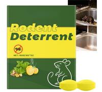 10PCS Peppermint Oil Rat Repellent,Mouse Repellent Deterrent Pellets,Mice Repellent for Whole House,Strong Natural Repellent for Indoor Use,Pest Deterrent Solution,Long Lasting Protection,Effective