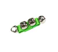 10PCS Percussion Instrument Wrist Bell Children Dance Performance Hand Foot Handbell Early Education Teaching Aids for Dance Party(Light green)