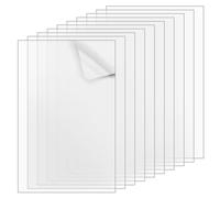 10Pcs Perspex Sheet 1mm A4 Acrylic Sheet Clear Plastic Sheets Transparent Acrylic Panels Boards Plexi Glass for Crafting Painting Picture Frame Glass DIY Display, Easy to Cut 297 x210mm
