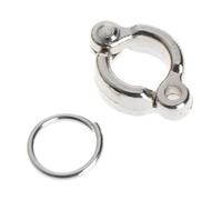 10pcs Pet Bird Metal Leg Ring ID 3.5-9.5mm Round Alloy Foot Clips Active Opening for Pigeon Parrot,ID 5.5mm