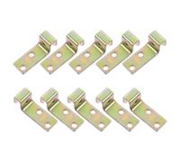 10pcs PET Cage Door Latch Clip Tool Free Locking Iron Bracket | Heavy Duty Iron Build, Universal Fit for Multilayer Cages, One Handed Use, for Cats and Dogs