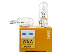 10pcs Philips W5W T10 12V 5W Vision Car Interior Light Original Signal Lamps Standard Indlcator Reading Light 12961CP Wholesale