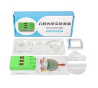 10Pcs Physics Optics Lens Set for Exploring Optical Phenomena, Physics Optics Experiment for Teachers and Students Biconvex Concave Lens