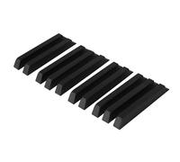 10Pcs Piano Keytops Black Keyboards Repairing Keytops Piano Keys Flats Repair Replacement Parts Easy To Use