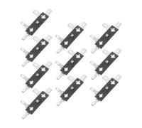 10pcs Pin Speaker Terminal Insert, Push Connector Plate | Alloy and Plastic Construction, Four-way Wiring, Subwoofer Enclosure Fitting, Crossover Board, Workbench Repairs, Car Audio