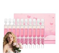 10PCS Pink One Day Sal/mon DN/A Serum & Face Cream, Anti-Aging & Anti-Wrinkle Firming Face Moisturizer for Women, Hydrating Moisturiser with Dark Sp/ot Corrector & Barrier Repair for All Skin Types