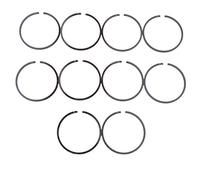 10pcs Piston Ring 34mm 35mm 37mm 38mm 40mm 42.5mm 44mm 44.3mm 45mm 46mm 47mm 48.5mm 50mm 52mm 54mm 55mm x 1.2mm for Tools(52mm x 1.2mm)